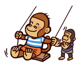 I love monkey boy sticker #5212998