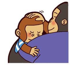 I love monkey boy sticker #5213001