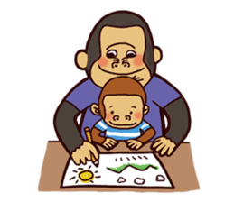 I love monkey boy sticker #5213002