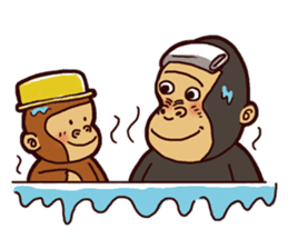 I love monkey boy sticker #5213003