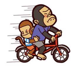 I love monkey boy sticker #5213005