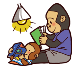 I love monkey boy sticker #5213007