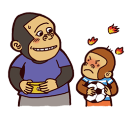 I love monkey boy sticker #5213009