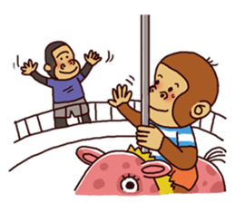 I love monkey boy sticker #5213011