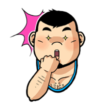 Bear guy's happy llife sticker #5311592