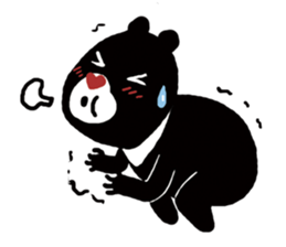 I love KUMA sticker #5413618