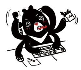 I love KUMA sticker #5413619