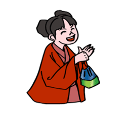 A ghost girl wants to say something. sticker #5448988