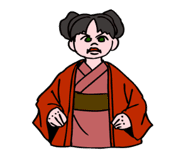 A ghost girl wants to say something. sticker #5449002