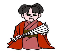 A ghost girl wants to say something. sticker #5449007