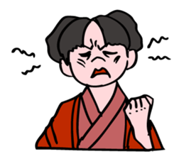 A  ghost girl wants to say something. sticker #5449008