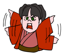 A ghost girl wants to say something. sticker #5449010