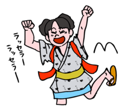 A  ghost girl wants to say something. sticker #5449012