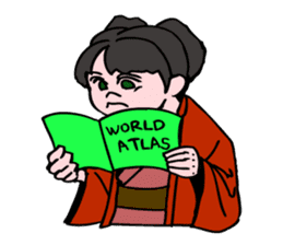 A ghost girl wants to say something. sticker #5449014