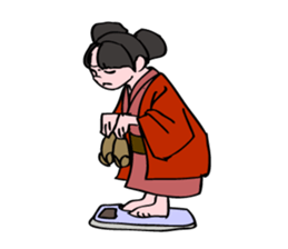 A  ghost girl wants to say something. sticker #5449016