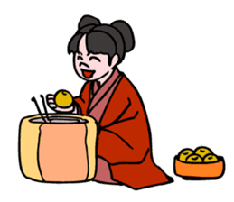 A ghost girl wants to say something. sticker #5449018