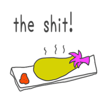 Back-channel feedback (Eggplant ver sticker #5517575