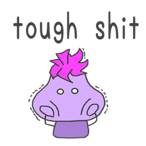 Back-channel feedback (Eggplant ver sticker #5517583