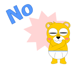 Always cheerful lion of children sticker #5644410