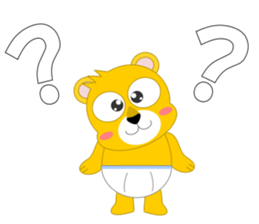 Always cheerful lion of children sticker #5644422