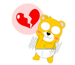 Always cheerful lion of children sticker #5644436