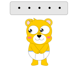 Always cheerful lion of children sticker #5644438