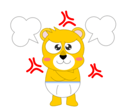 Always cheerful lion of children sticker #5644442