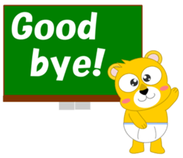 Always cheerful lion of children sticker #5644443