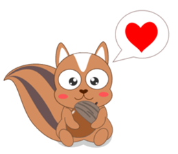 Always cheerful squirrel sticker #5727388