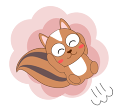 Always cheerful squirrel sticker #5727391