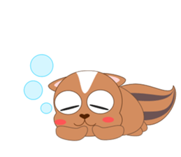 Always cheerful squirrel sticker #5727396