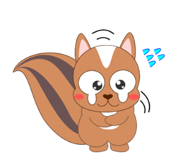 Always cheerful squirrel sticker #5727399