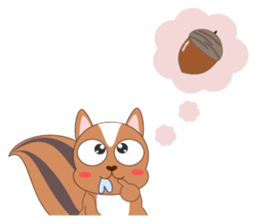 Always cheerful squirrel sticker #5727400