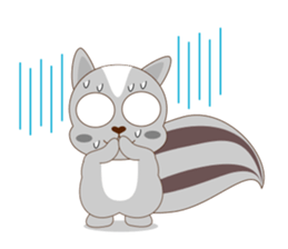 Always cheerful squirrel sticker #5727409