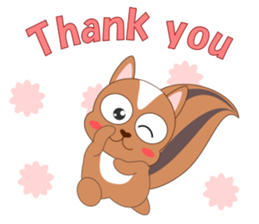 Always cheerful squirrel sticker #5727411