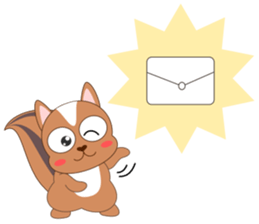 Always cheerful squirrel sticker #5727414