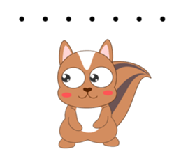 Always cheerful squirrel sticker #5727420