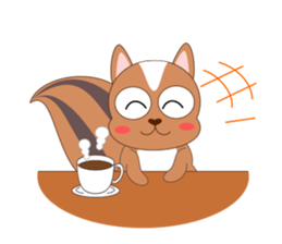 Always cheerful squirrel sticker #5727421