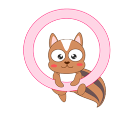 Always cheerful squirrel sticker #5727422