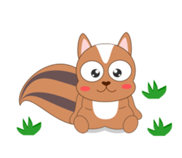 Always cheerful squirrel sticker #5727424