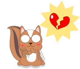 Always cheerful squirrel sticker #5727425