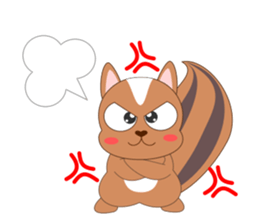 Always cheerful squirrel sticker #5727426