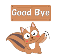 Always cheerful squirrel sticker #5727427