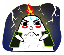Mr.Power Rice Ball sticker #5842276