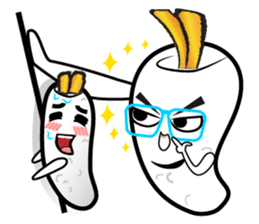 Mr.Power Rice Ball sticker #5842285