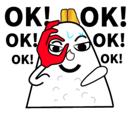 Mr.Power Rice Ball sticker #5842286