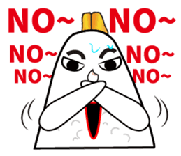 Mr.Power Rice Ball sticker #5842287