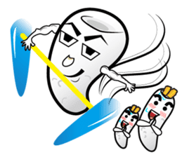 Mr.Power Rice Ball sticker #5842292