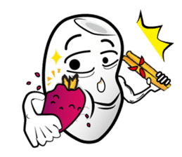 Mr.Power Rice Ball sticker #5842295