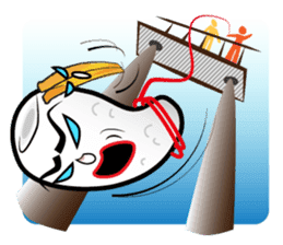 Mr.Power Rice Ball sticker #5842302